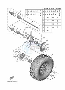 YXF850ES YX85FPSP (BARM) drawing FRONT WHEEL