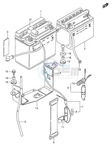 GS125 (E1) drawing BATTERY