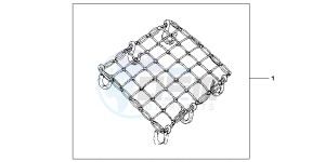 CB1000RC drawing RUBBER NET A