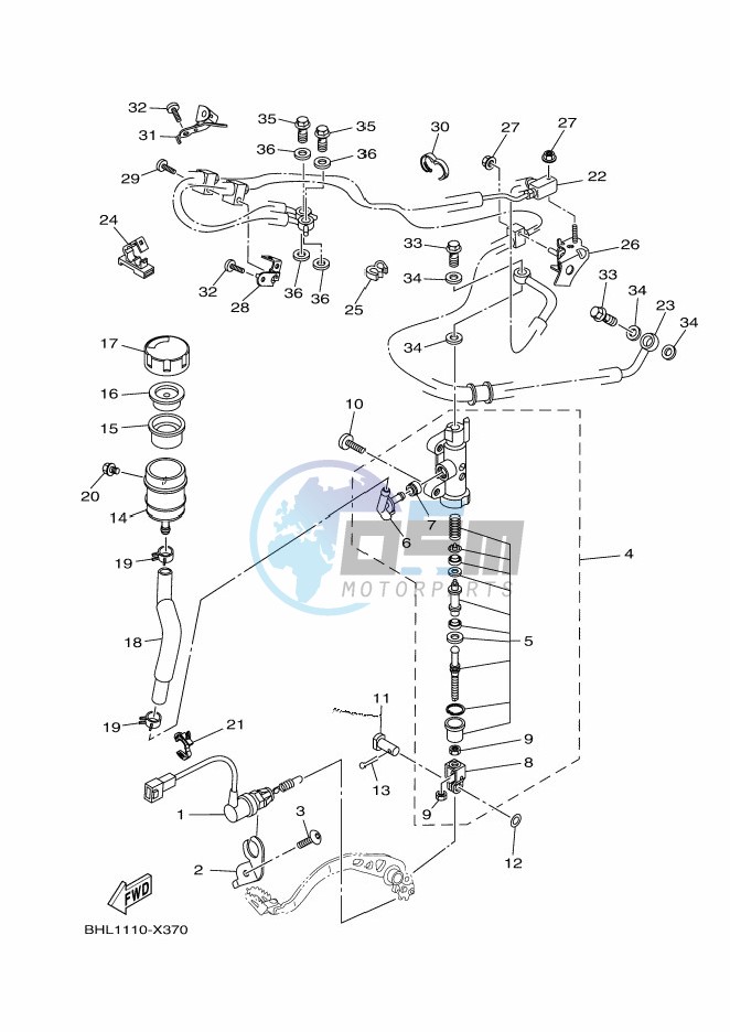 REAR MASTER CYLINDER