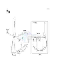 KX85/KX85-<<II>> KX85BCF EU drawing Accessory