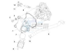 MP3 300 4t 4v ie erl ibrido drawing Cylinder head cover