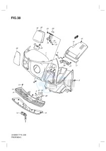 UH200 BURGMAN EU-UK drawing FRONT BOX