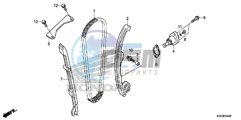 CAM CHAIN/TENSIONER