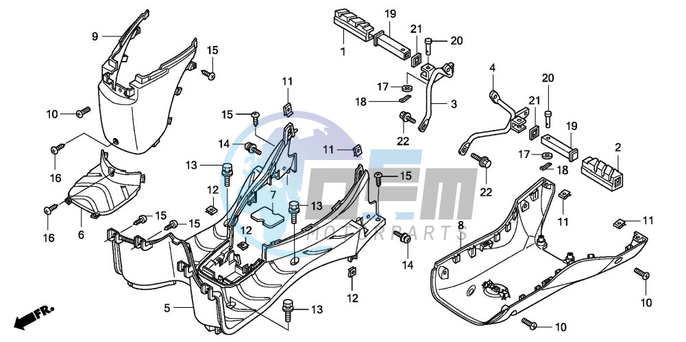 FLOOR STEP/PILLION STEP