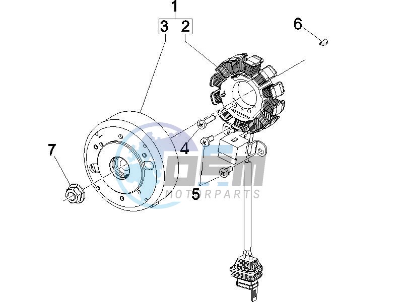 Flywheel magneto