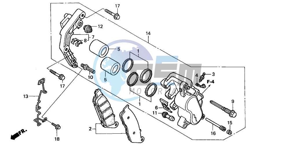 FRONT BRAKE CALIPER