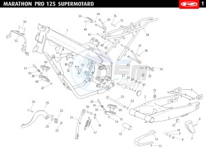 MARATHON-125-PRO-SM-BLUE drawing CHASSIS