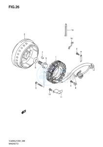 VL800 INTRUDER EU drawing MAGNETO