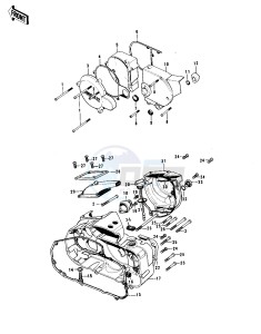 F7 (C-D) 175 drawing ENGINE COVERS -- 74-75 F7-C_F6-D- -