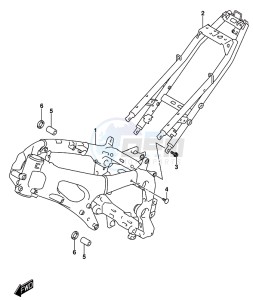 GSX-R1000 ARZ drawing FRAME