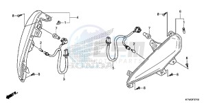 SH300E SH300E UK - (E) drawing FRONT WINKER