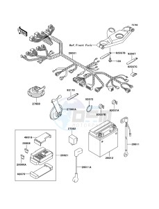 ZZR600 ZX600E6F GB XX (EU ME A(FRICA) drawing Chassis Electrical Equipment