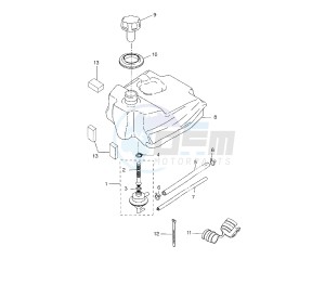 BW'S 50 drawing FUEL TANK