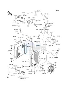 VN 1600 B [VULCAN 1600 MEAN STREAK] (B6F-B8FA) B7F drawing RADIATOR