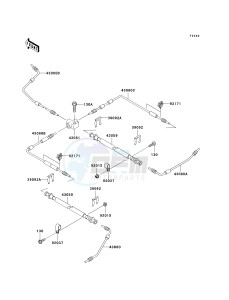 KAF 620 M [MULE 4010 4X4] (M9F) M9F drawing BRAKE PIPING