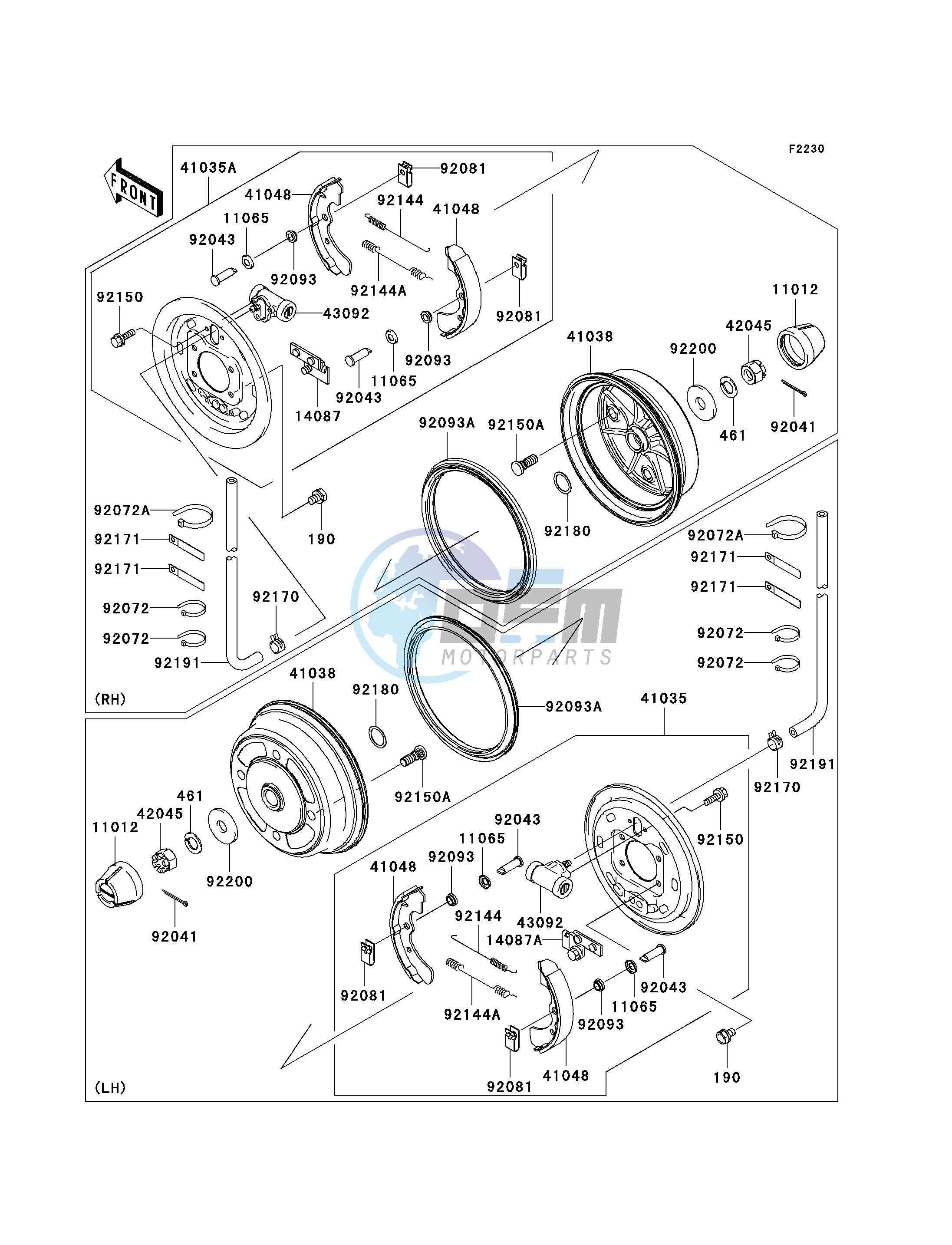 FRONT HUBS_BRAKES