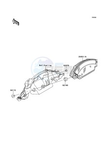 NINJA_ZX-10R_ABS ZX1000KEF FR XX (EU ME A(FRICA) drawing Meter(s)