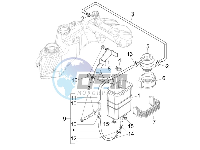 Anti-percolation system