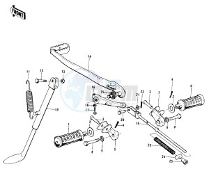 F11 (-A) 250 drawing FOOTRESTS_STAND_BRAKE PEDAL