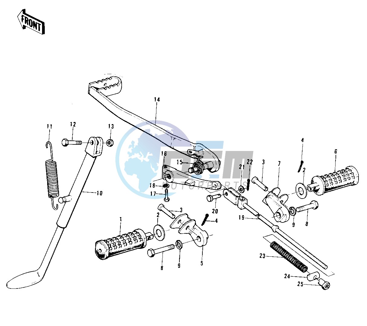 FOOTRESTS_STAND_BRAKE PEDAL