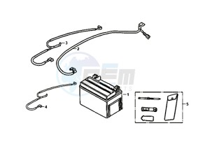 FNX 125 (GC12G1-EU) (L9) drawing BATTERY / TOOL KIT