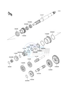 KRF 750 G [TERYX 750 FI 4X4] (G9F) G9F drawing TRANSMISSION