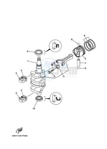 F20LEHA-2017 drawing CRANKSHAFT--PISTON