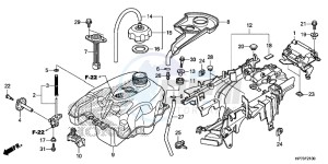 TRX420FAD TRX420 Europe Direct - (ED) drawing FUEL TANK