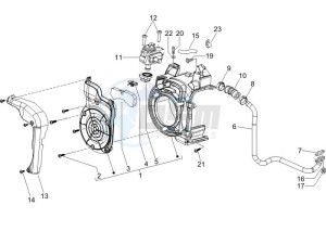 Liberty 200 4t (N15000U01) drawing Secondairy air box