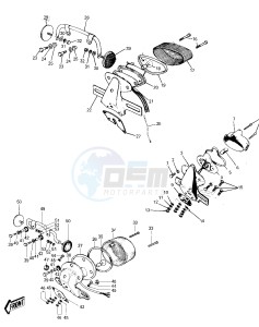 F7 (-A) 175 drawing TAILLIGHT -- 71-73 F7_F7-A_F7-B- -