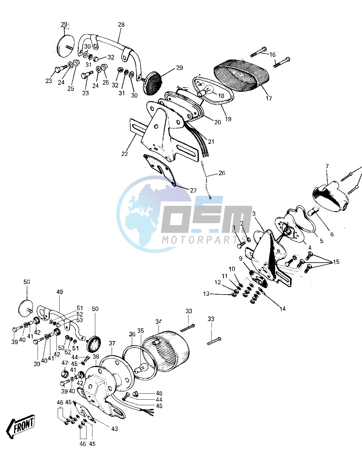 TAILLIGHT -- 71-73 F7_F7-A_F7-B- -