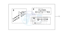 CBF1000A9 UK - (E / ABS MKH) drawing HEATED GRIP ATT.