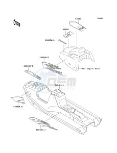 JF 650 A [X2] (A6-A9) [X2] drawing DECALS-- JF650-A8- -