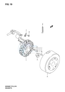 GZ250 (P19) drawing MAGNETO