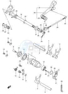 SV650 (E2) drawing GEAR SHIFTING