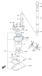 DF 250AP drawing Water Pump