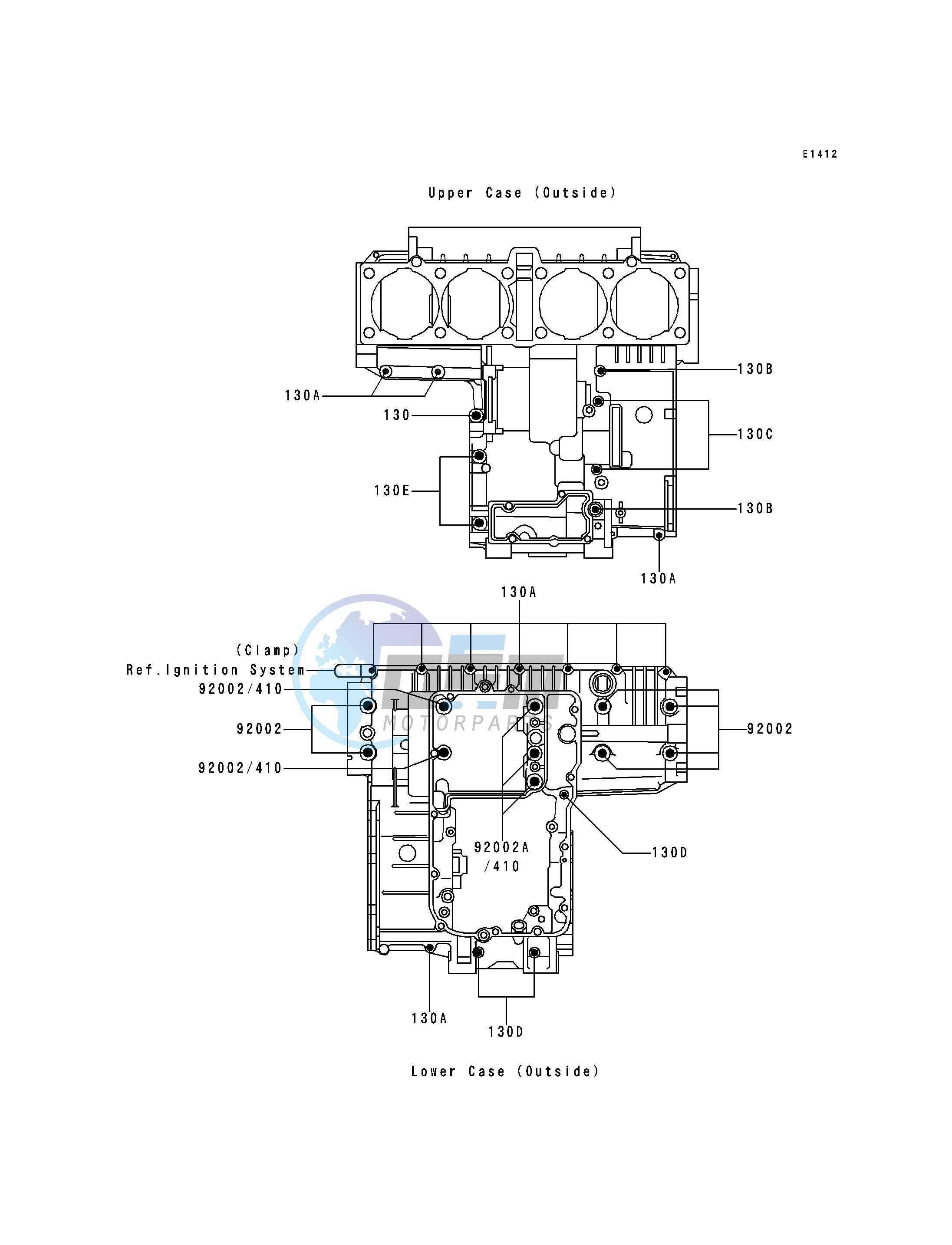 CRANKCASE BOLT PATTERN