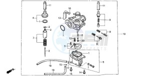 PK50M drawing CARBURETOR