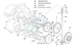 Pegaso 650 Carb drawing Oil pump