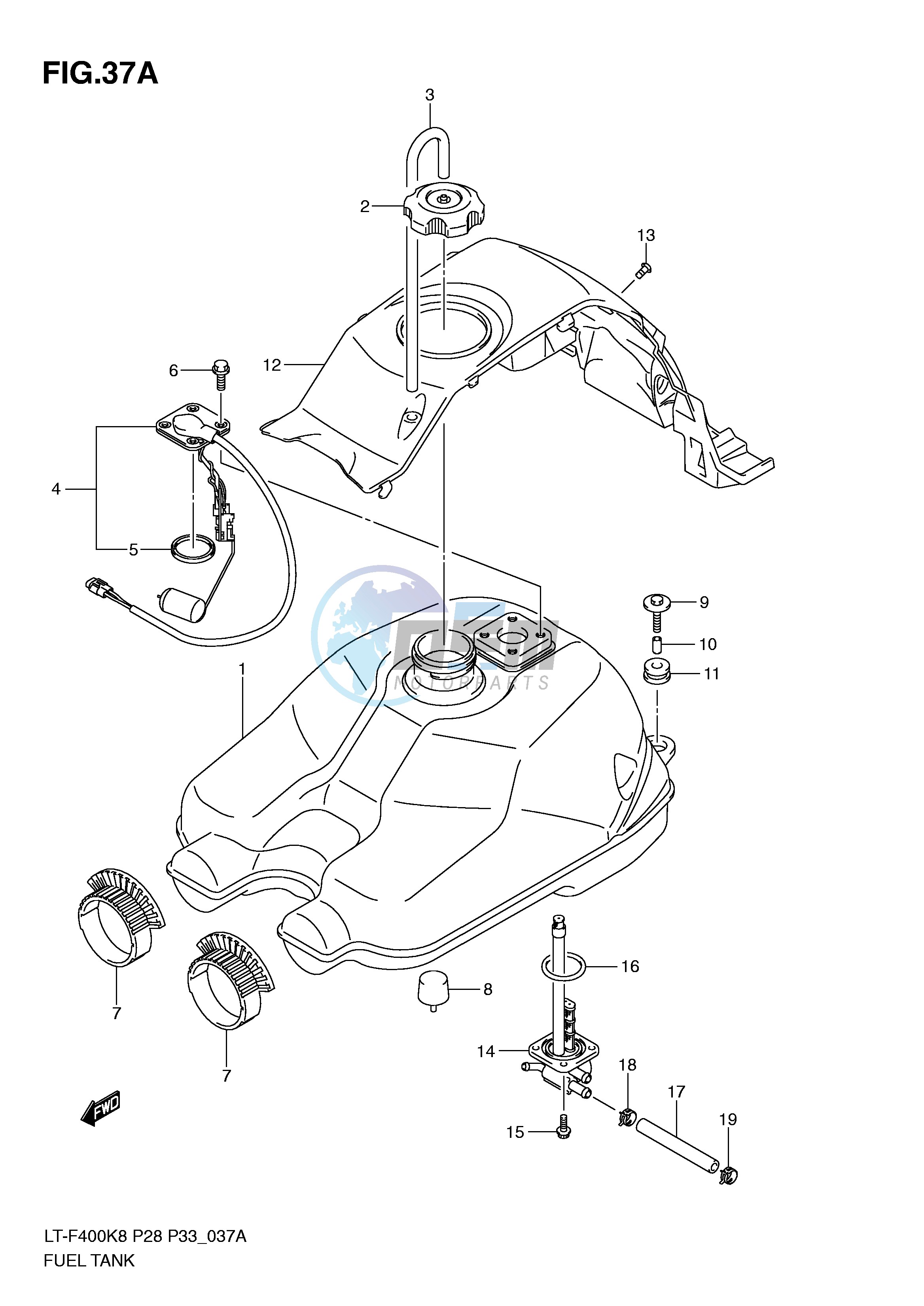 FUEL TANK (MODEL L0)