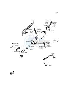 J300 SC300CHF XX (EU ME A(FRICA) drawing Muffler(s)