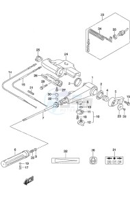 DF 30A drawing Tiller Handle