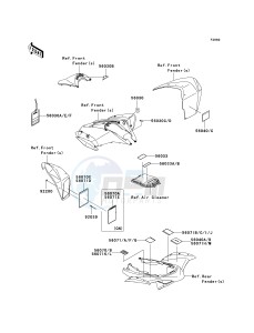 KSF 450 B [KFX450R MONSTER ENERGY] (B8F-B9FB) B9F drawing LABELS