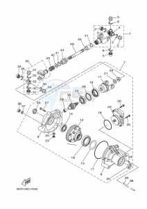 YFM450FWBD KODIAK 450 EPS (BEY1) drawing FRONT DIFFERENTIAL