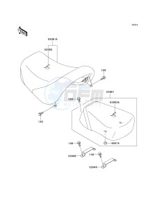 VN 1500 E [VULCAN 1500 CLASSIC] (E2-E6) [VULCAN 1500 CLASSIC] drawing SEAT