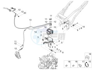 TUONO 125 4T E4 ABS (EMEA) drawing ABS Brake system