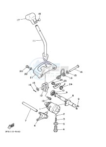 YFM125A YFM125GB GRIZZLY 125 (1PY2 1PY3 1PY1) drawing SHIFT CAM & FORK