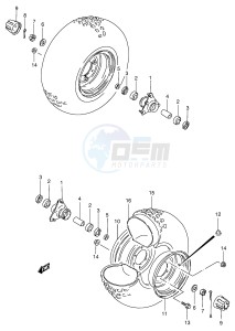 LT50 (P1) drawing FRONT WHEEL