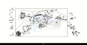 NH-T125I (MG12B2-EU) (E5) (M1) drawing BRAKE ASSY